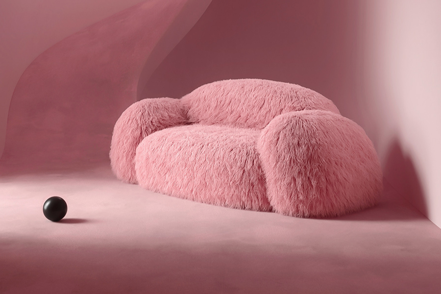 deep plush couch